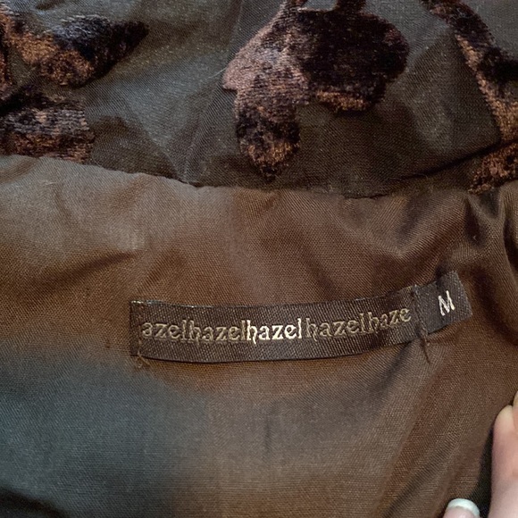 Frilly brown thin jacket - Picture 2 of 5